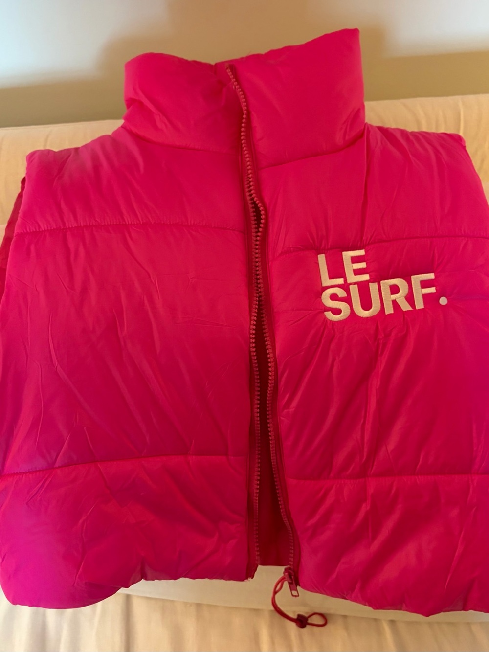 Women’s Ping Pong Surf Company Le Surf Bikini Vest in Hot Pink Size Medium